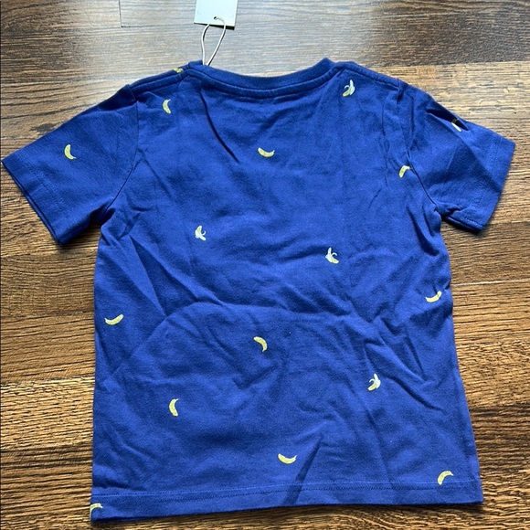 Mini Boden Blue and Yellow Short Sleeve Tee with Dinosaur Print - Picture 4 of 4